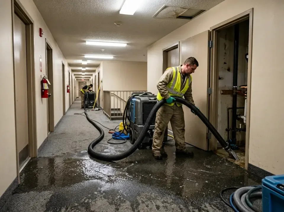 multi-unit-apartment-hallway-f-005 — frequently asked questions, Emergency Burst Pipe Water Extraction & Removal in Tonganox…
